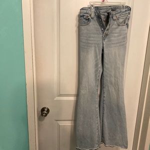 High rise flare next level stretch jeans